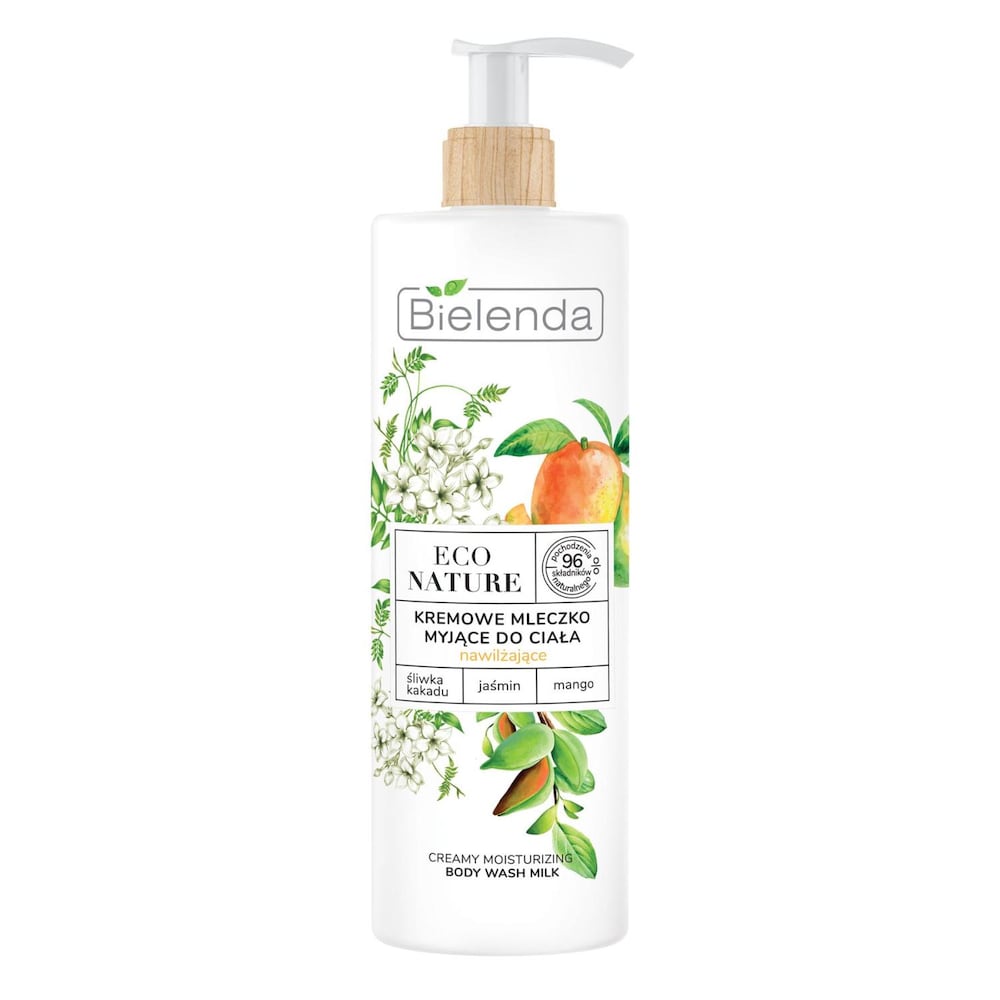 Bielenda Eco Nature nawilżające kremowe mleczko myjące do ciała 400ml