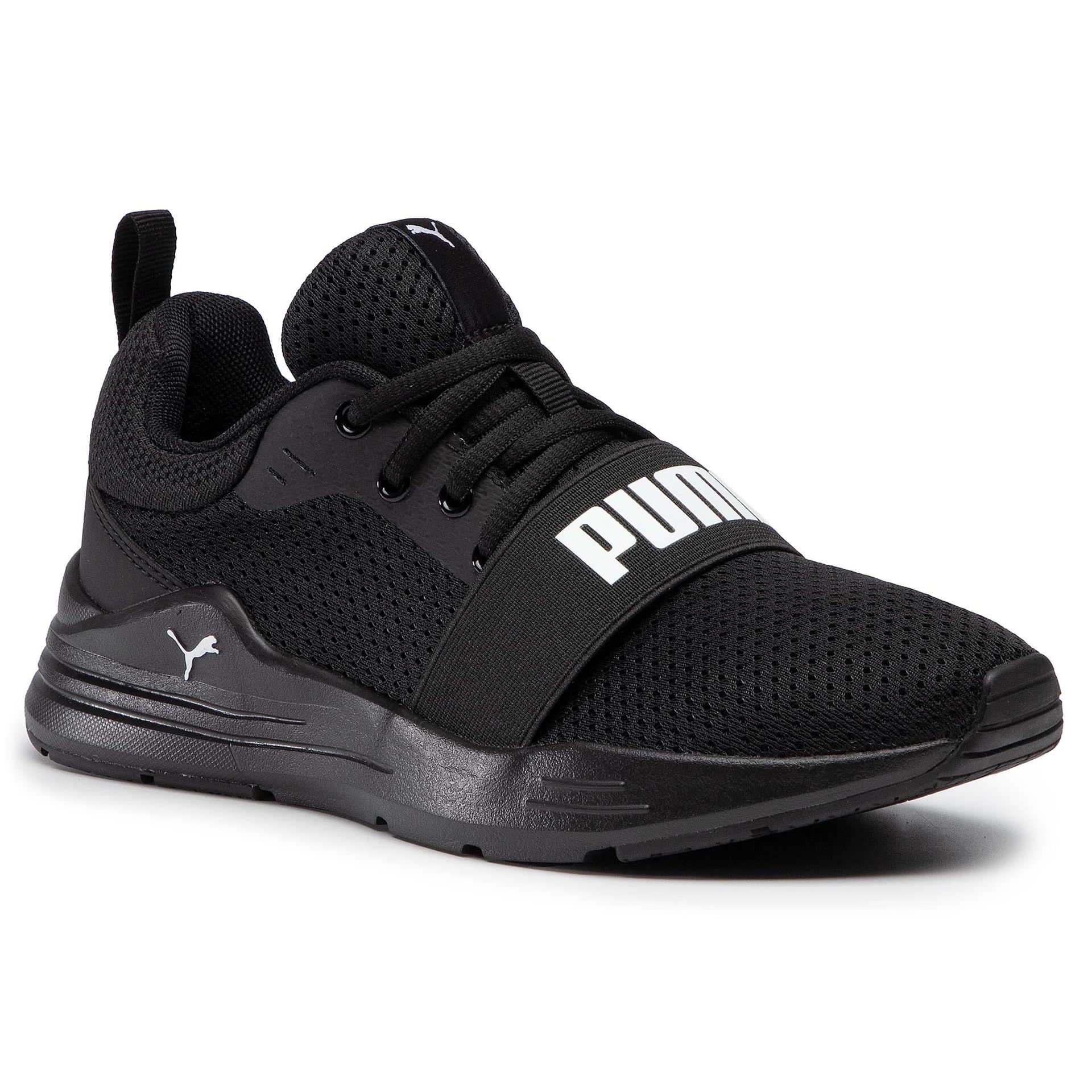 Buty PUMA - Wired Run Jr 374214 01 Puma Black/Puma White