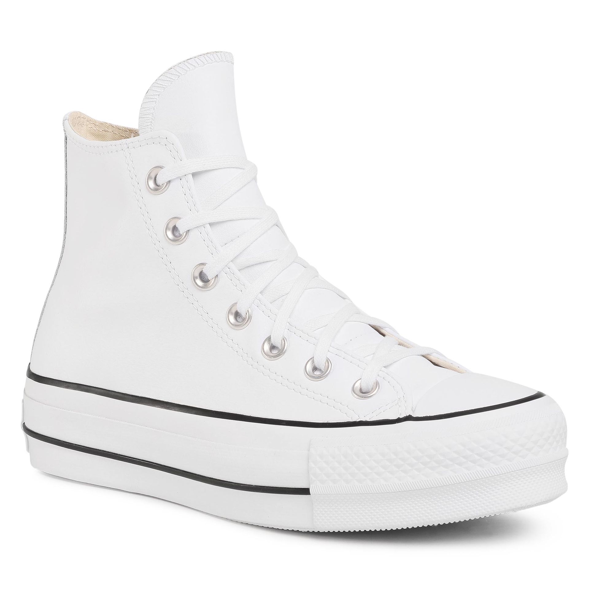 Trampki CONVERSE - Ctas Lift Clean Hi 561676C White/Black/White