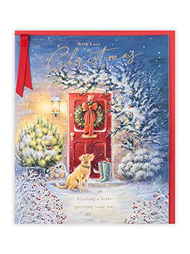 Clintons Clintons: Tradycyjna scena drzwi ogólna kartka świąteczna 1181062