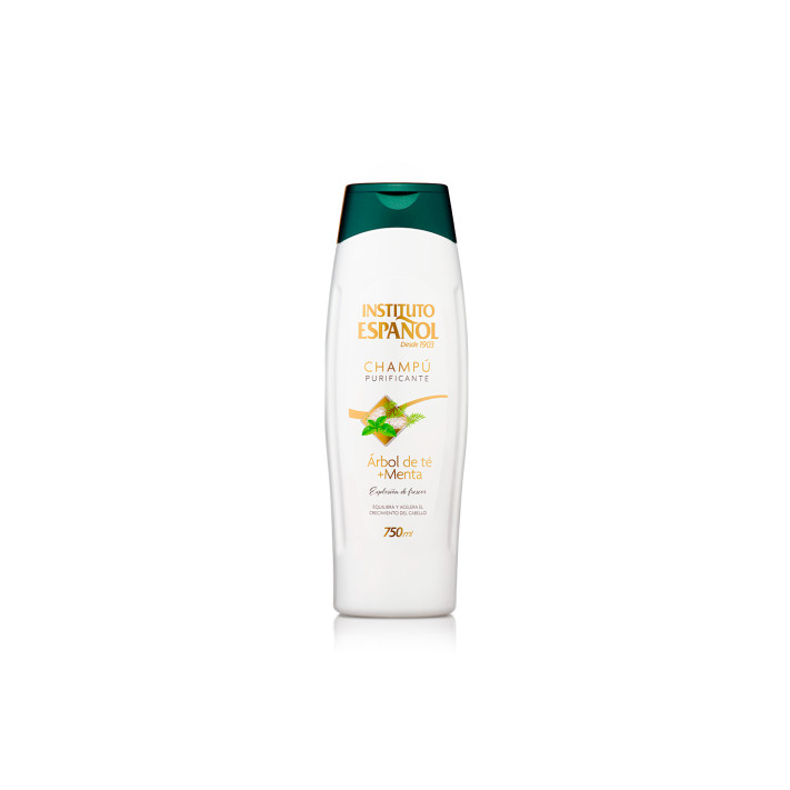 Instituto Espanol INSTITUTO ESPANOL Przeciwłupieżowy szampon do włosów DRZEWO HERBACIANE I MIĘTA, 750ml