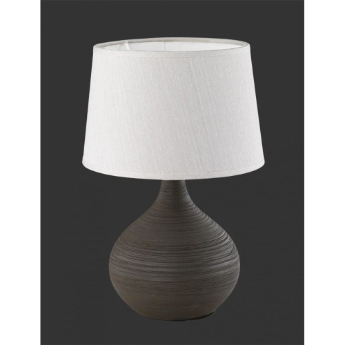 Trio RL Martin R50371026 lampka stołowa biurkowa 1x40W E14 brązowy / cappucino 4017807346268