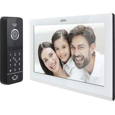 Eura Wideodomofon VDP-97C5 - czarny, dotykowy, LCD 7'', AHD, WiFi, pamięć obrazów, SD 128GB VDP-97C5