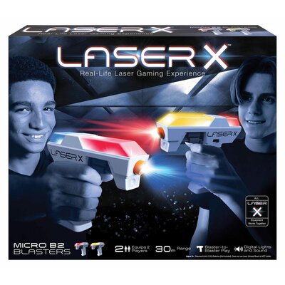 Tm Toys Laser X - mikroblaster zestaw podwójny -