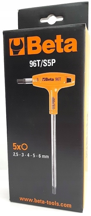 BETA KLUCZ trzpieniowy KĄTNA KPA-MET 5szt.-96T-S5P### 96T-S5P (96T-S5P)