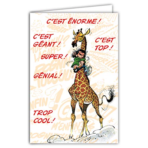 Gaston Lagaffe Kartka urodzinowa Gaston Lagaffe C'est Enorme GLCT-0204