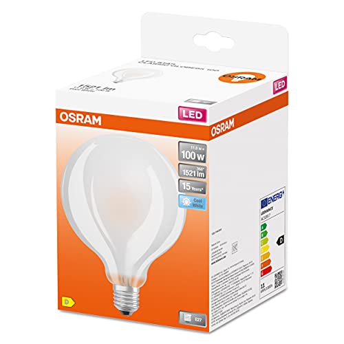 Osram żarówka globe kulista LED E27 G95 11W matowa