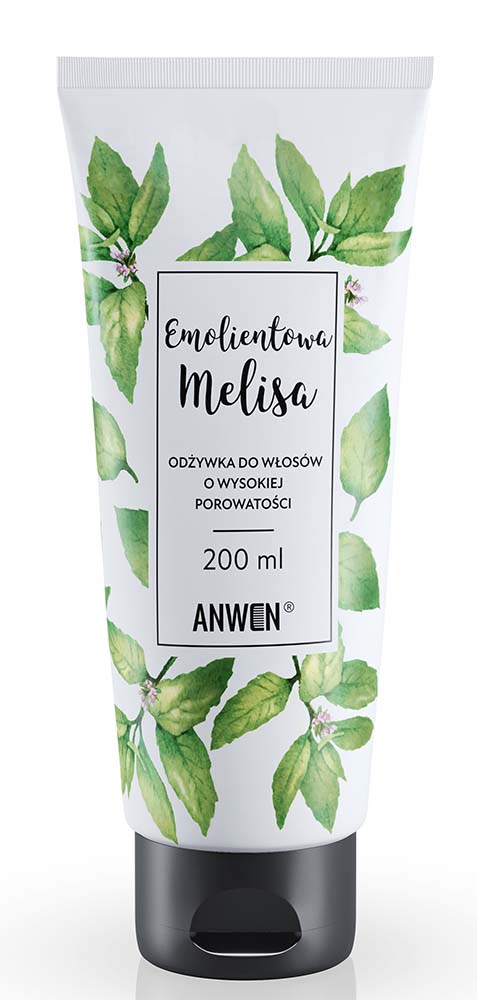 Anwen Anwen odżywka do włosów wysokoporowatych Emolientowa Melissa 200ml