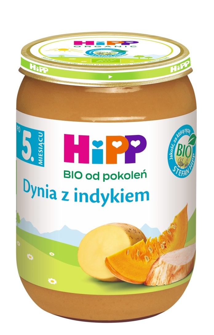 HiPP Dynia z indykiem Bio 190 g