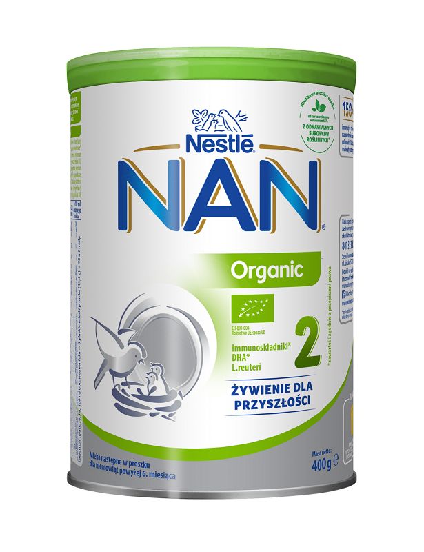 Nestle NAN Organic 2 mleko następne 400 g 1146779