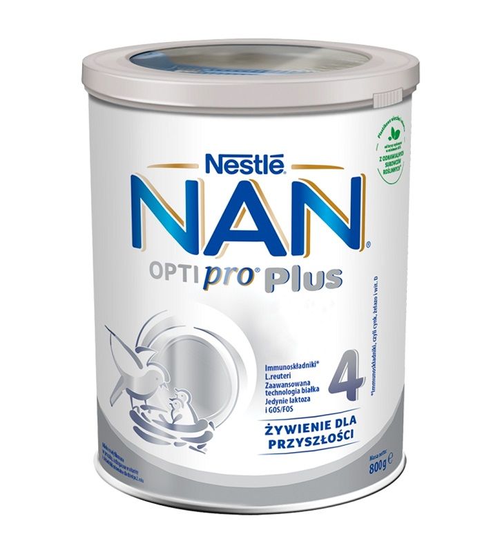 NESTLE Nestle Nan Optipro Plus 4 - Mleko puszka 800g