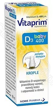 NORIS PHARMA Vitaprim D3 Baby 400 10 ml