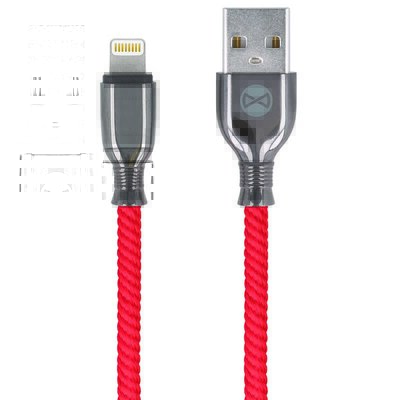 Forever Kabel iPhone 8-PIN Tornado czerwony 1m 3A