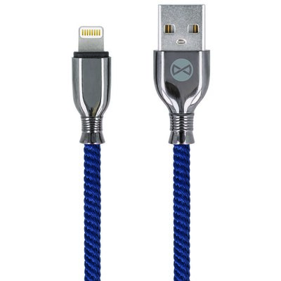 Forever Kabel do iPhone (USB - Lightning) (1 m) 3A Tornado granatowy