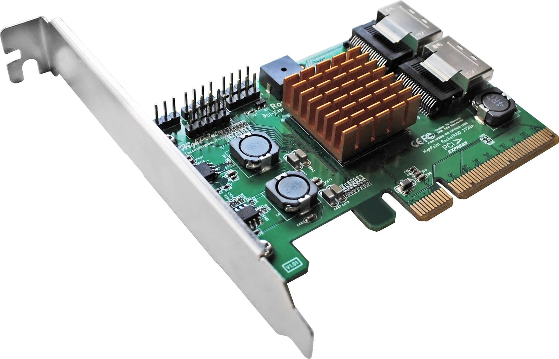 Kontroler Highpoint PCIe 2.0 x8 - 2x SFF-8087 RocketRAID 2720A RR2720A