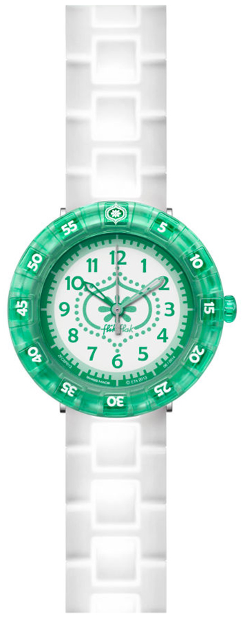 Zegarek Flik Flak FCSP013 GREEN SUMMER BREEZE - Natychmiastowa WYSYŁKA 0zł (DHL DPD INPOST) | Grawer 1zł | Zwrot 100 dni