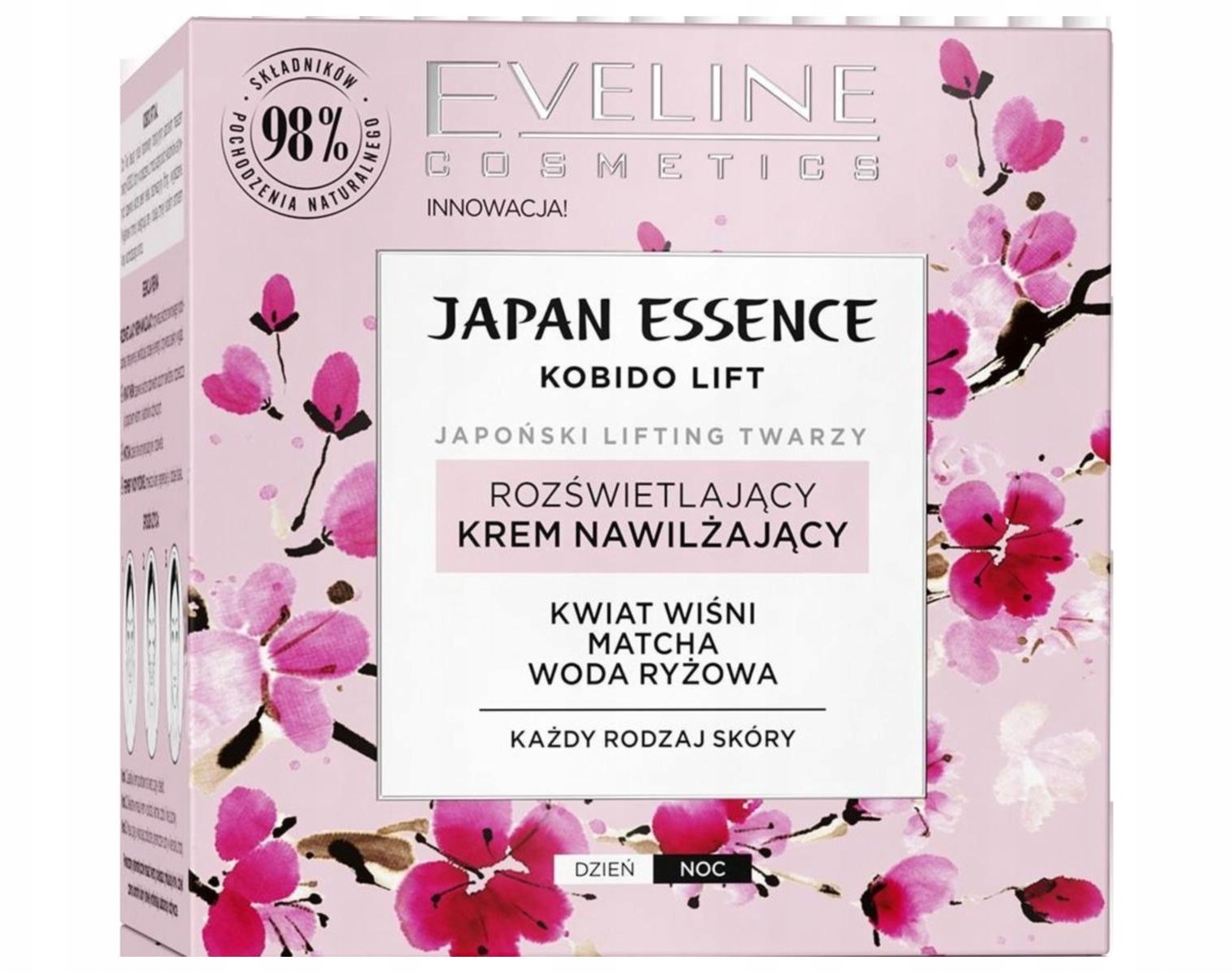 Eveline Japan Essence Krem Rozświetlający Nawilż.