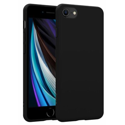 Crong Crong Color Cover Etui iPhone SE 2020 8 7 czarny) 10_17100
