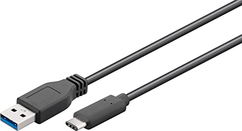 Kabel USB MicroConnect USB A USB C M/M Czarny 3m USB3.1CA3