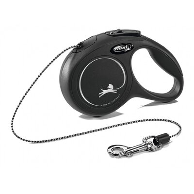 Flexi Smycz automatyczna NEW CLASSIC CAT XS linka 3 m czarna Dostawa GRATIS od 99 zł + super okazje
