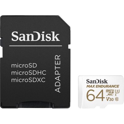 SanDisk Max Endurance MicroSDXC 64GB UHS-I/U3 V30 SDSQQVR-064G-GN6IA SDSQQVR-064G-GN6IA