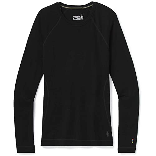 Smartwool Damskie Merino 250 Baselayer Crew Boxed Termiczne topy, czarny, M SW0163700011005