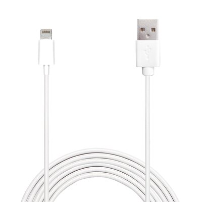 PURO Kabel połączeniowy USB Apple złącze Lightning MFi 2m (biały) 10_5347