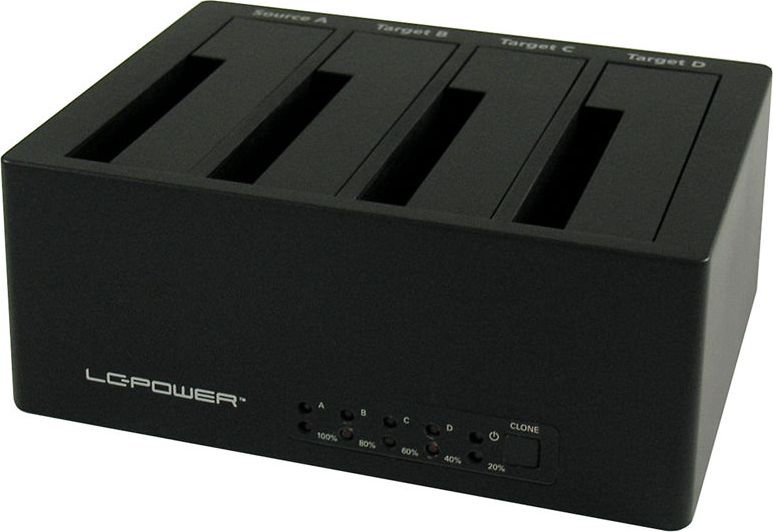 LC-Power 2.5”/3.5” SATA - USB 3.2 Gen1/eSATA (LC-DOCK-U3-4B)