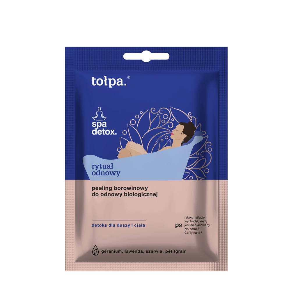 Tołpa TORF CORPORATION spa detox harmonia peeling do odnowy przed snem 42 g