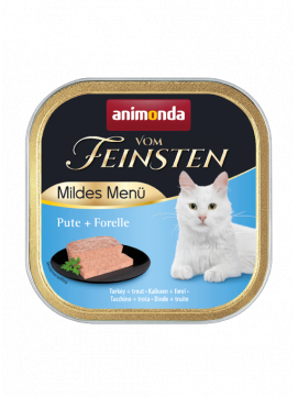 Animonda vom Feinsten Mildes Menu z Indykiem i Pstrągiem tacka 100g