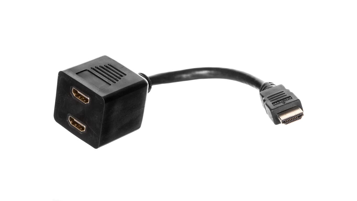Digitus Kabel HDMI HDMI x2 0.2 Czarny AK-330400-002-S