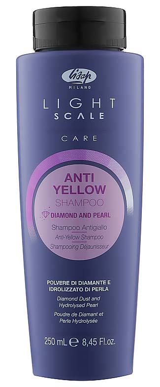 Lisap Light Scale Anti-Yellow szampon ochładzający odcień blond 250ml