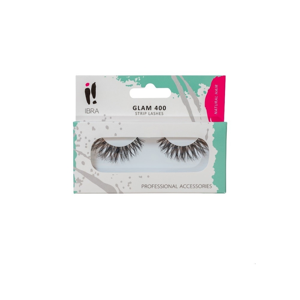 Ibra Ibra - GLAM - Sztuczne rzęsy na pasku - GLAM 400 IBRSRNPA-NAPA-03