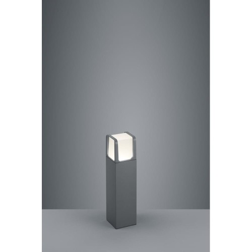 Trio Leuchten lampa zewnętrzna lampa ścienna, aluminium, zintegrowane, 6 W, antracyt, 14.4 x 10 x 20 cm, 10  x  10  x  40 cm 522160142 Ebro