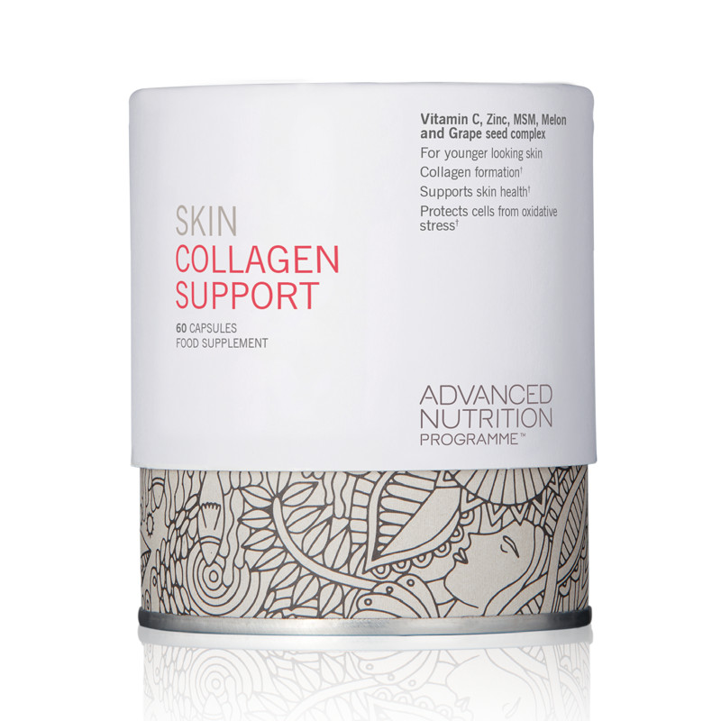 Advanced Nutrition Programme ANP Skin Collagen Support Suplement diety aktywujący kolagen w skórze 60 kapsułek