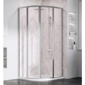Ravak 3114O10211 Kabina prysznicowa p$596okr$597g$598a SKCP4-80 bia$599a styren Pearl 195