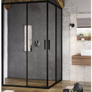 Ravak X1XM40C00Z1 Kabina prysznicowa naro$264na BLSRV2K-80 bright alu szk$265o Transparent