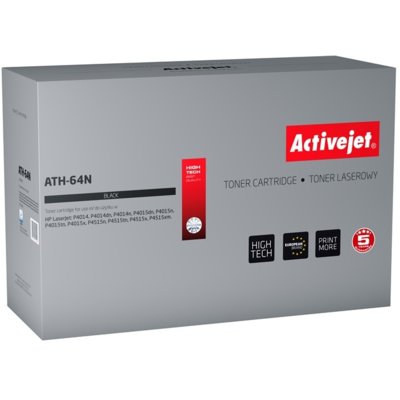 ActiveJet Toner ATH 64N do drukarki Hewlett Packard zamiennik HP 64A CC364A czarny (EXPACJTHP0082)