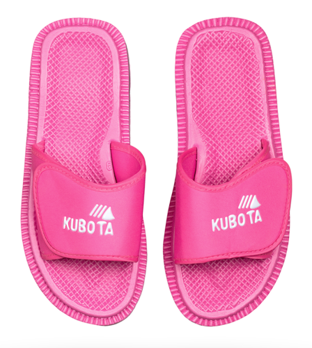 Klapki damskie Kubota różowe