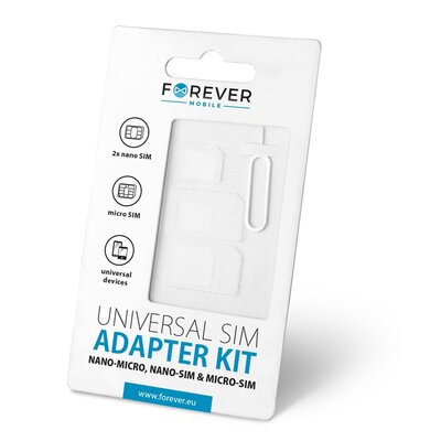 Forever Zestaw adapterów Forever nano SIM (T_0008262)