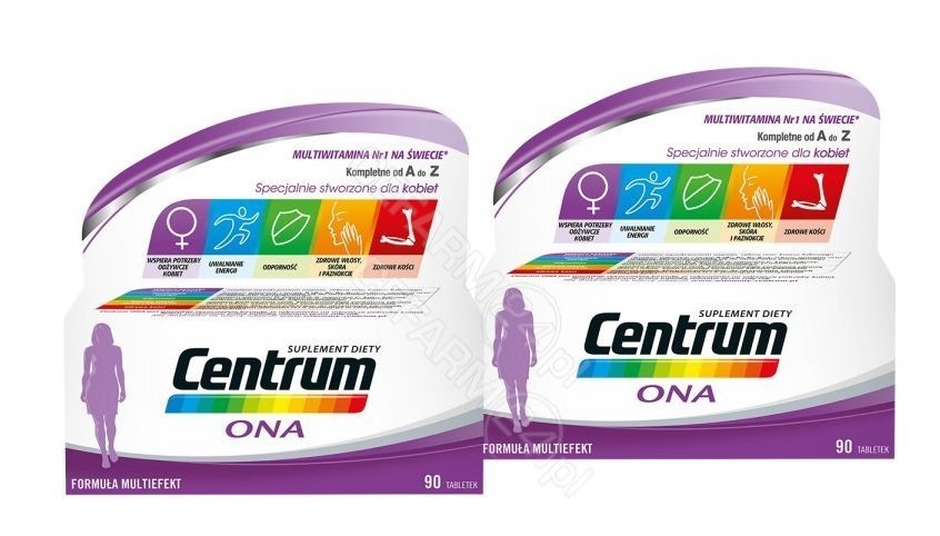 GlaxoSmithKline Centrum ONA x 90 tabl Centrum ONA x 90 tabl