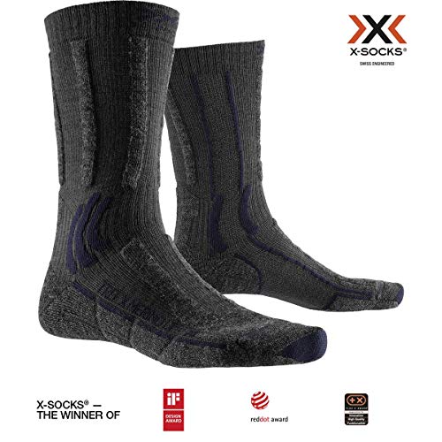 Skarpety X-Socks Trek X Merino Light Socks szary Anthracite/Melange 42-44