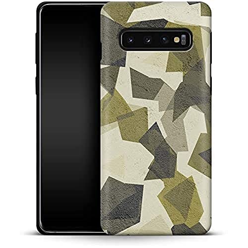 Premium etui na telefon komórkowy Geometric Camo Green Samsung Galaxy S10 Plus