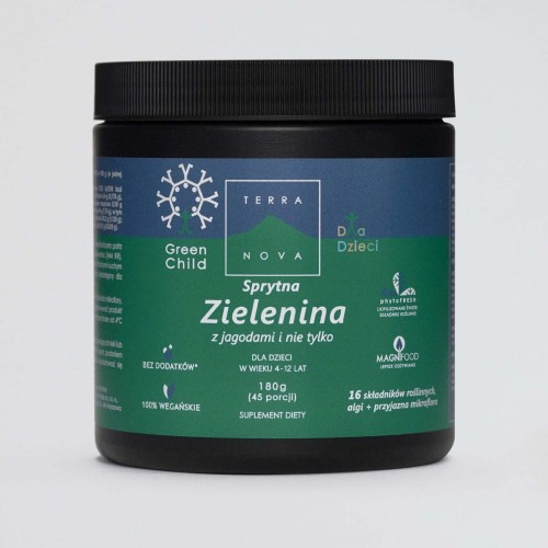 HORMETIQ FOREST SP. Z OO Terranova zręczna zielenina i warzywa proszek 180 g 3543721