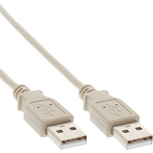 InLine Kabel USB USB-A 1m Szary 34310H