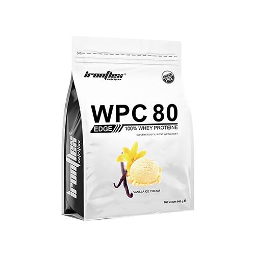 IRONFLEX WPC 80 EDGE Instant - 909g - Vanilla Ice Cream - Odżywki białkowe