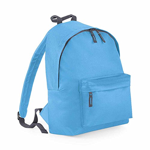 BagBase Unisex's BG125SBGP oryginalny modny plecak, surf niebieski/grafitowy szary, średni