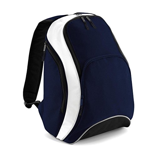 BagBase Unisex's BG571FNWH plecak do odzieży zespołowej, francuski granatowy/biały, średni