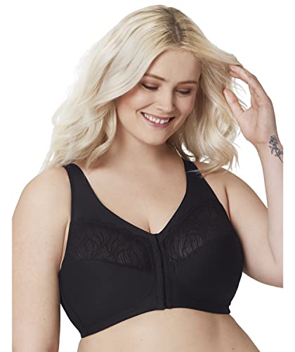 Glamorise Damski biustonosz z pełną osłoną, czarny, 110B 1210BLK48B