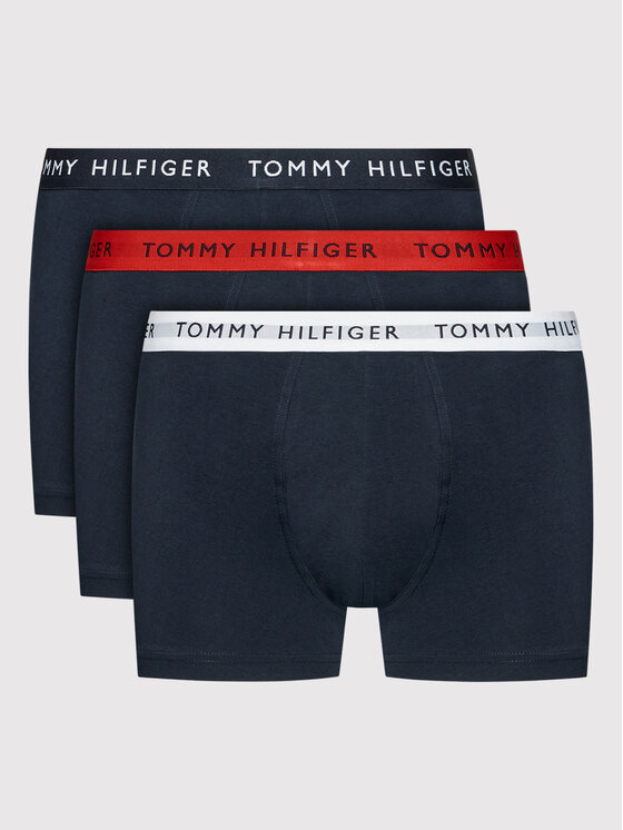 Tommy Hilfiger Komplet 3 par bokserek UM0UM02324 Granatowy